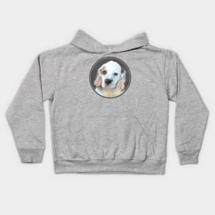 Clumber Spaniel Puppy Kids Hoodie